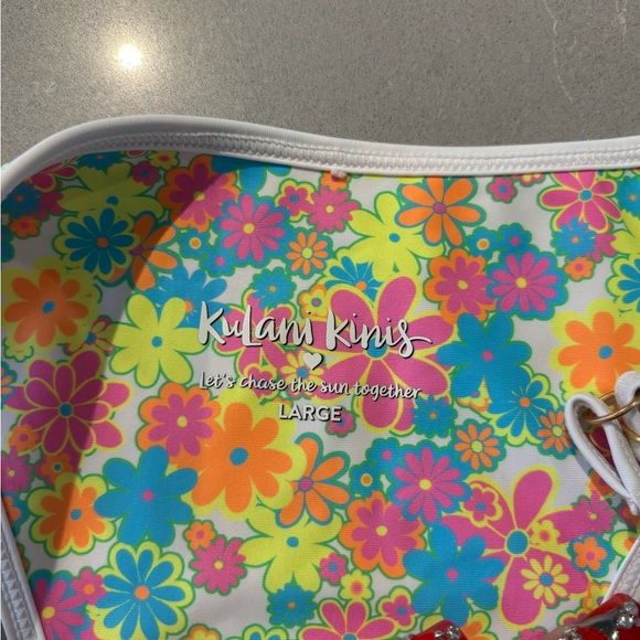 Kulani Kinis Colorful Floral Bikini Bottom - Picture 3 of 5